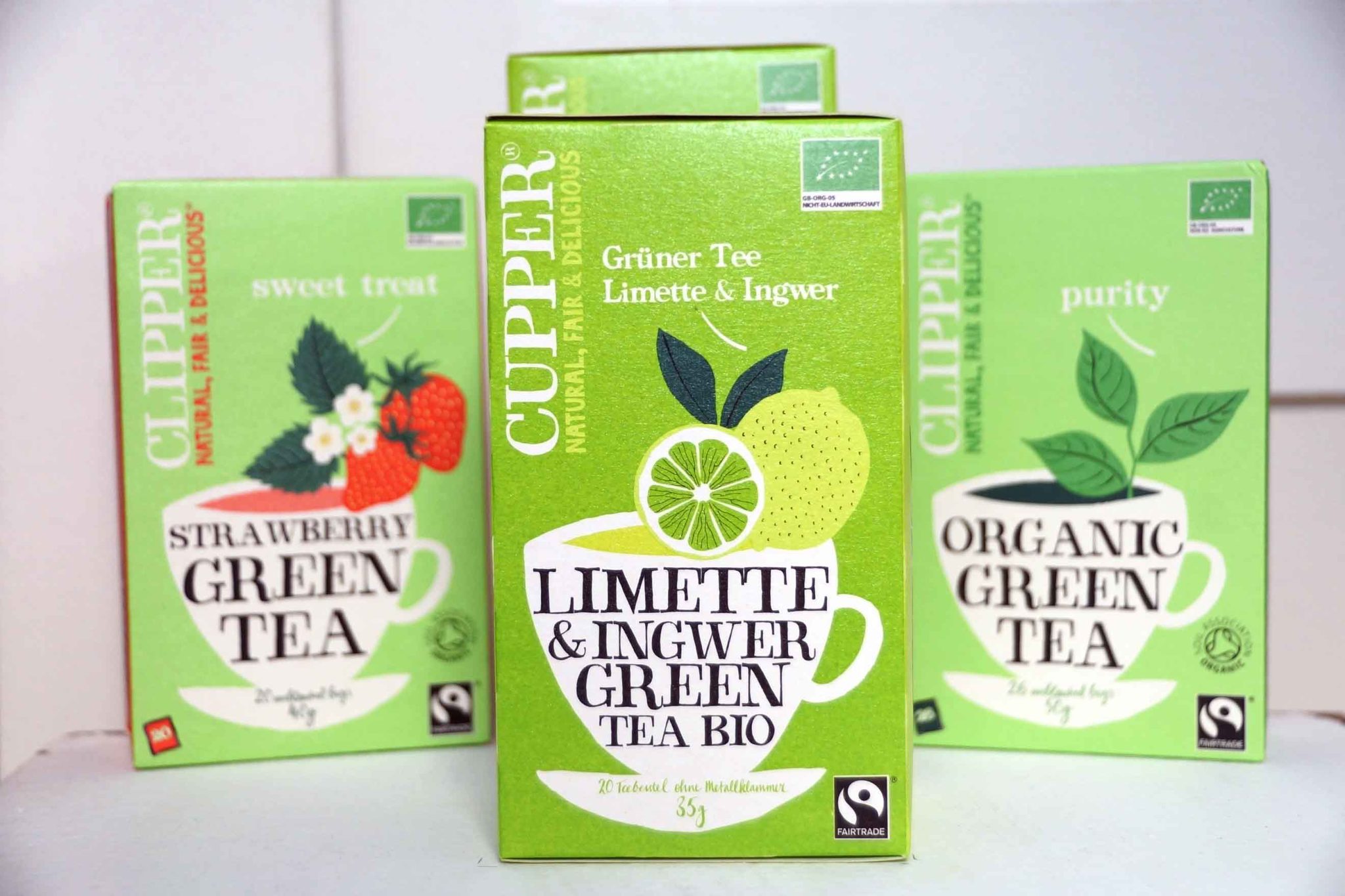 Cupper Tea Limette Ingwer Green Bio